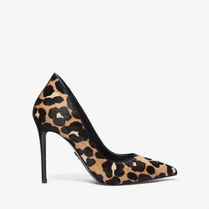 Michael Kors Keke Leopard Print Calf Hair Hair Pump Euc
